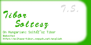 tibor soltesz business card